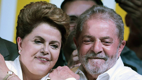 Former president Luiz Inacio Lula da Silva and Brazilian President Dilma Rousseff. © Reuters