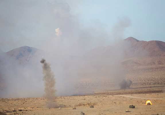 Photo of ground combat training.